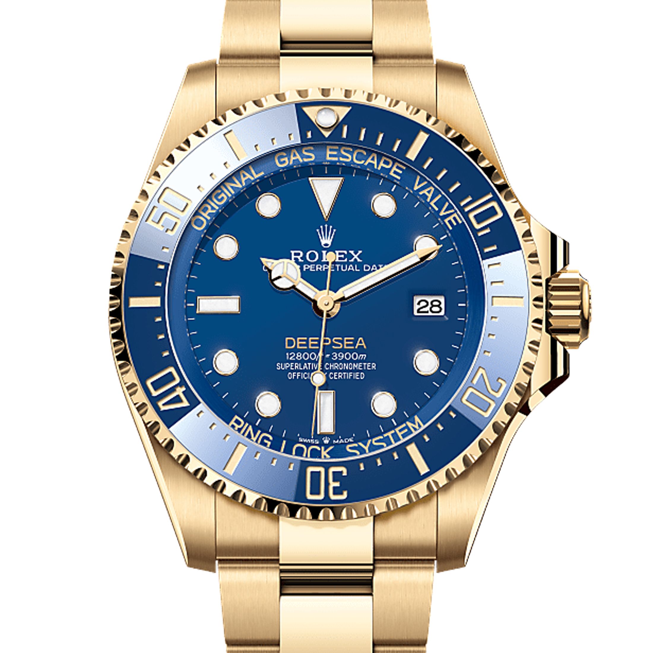 Rolex Deepsea Yellow Gold Watch 136668Lb