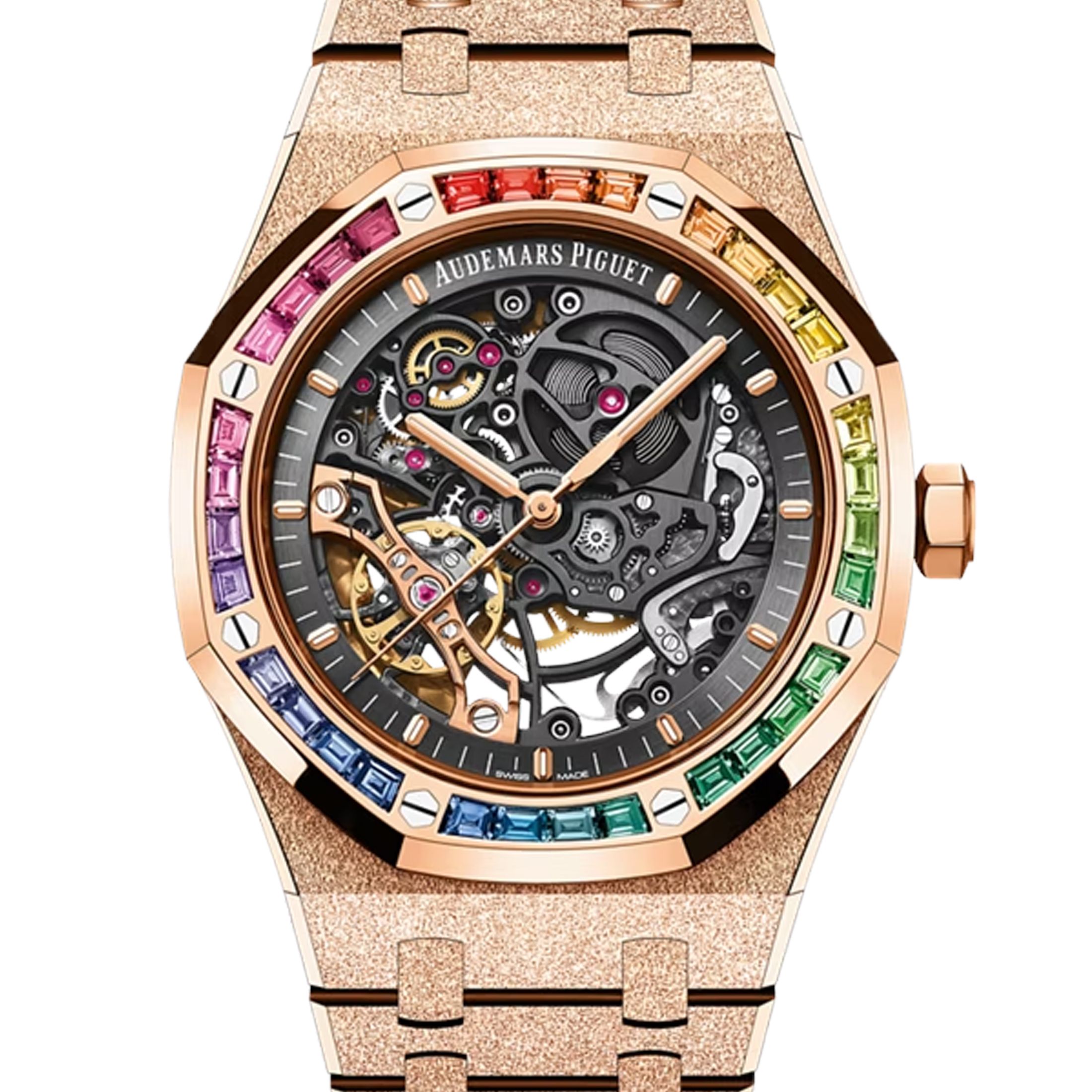 Audemars Piguet Royal Oak Double Balance Frosted Rainbow Watch