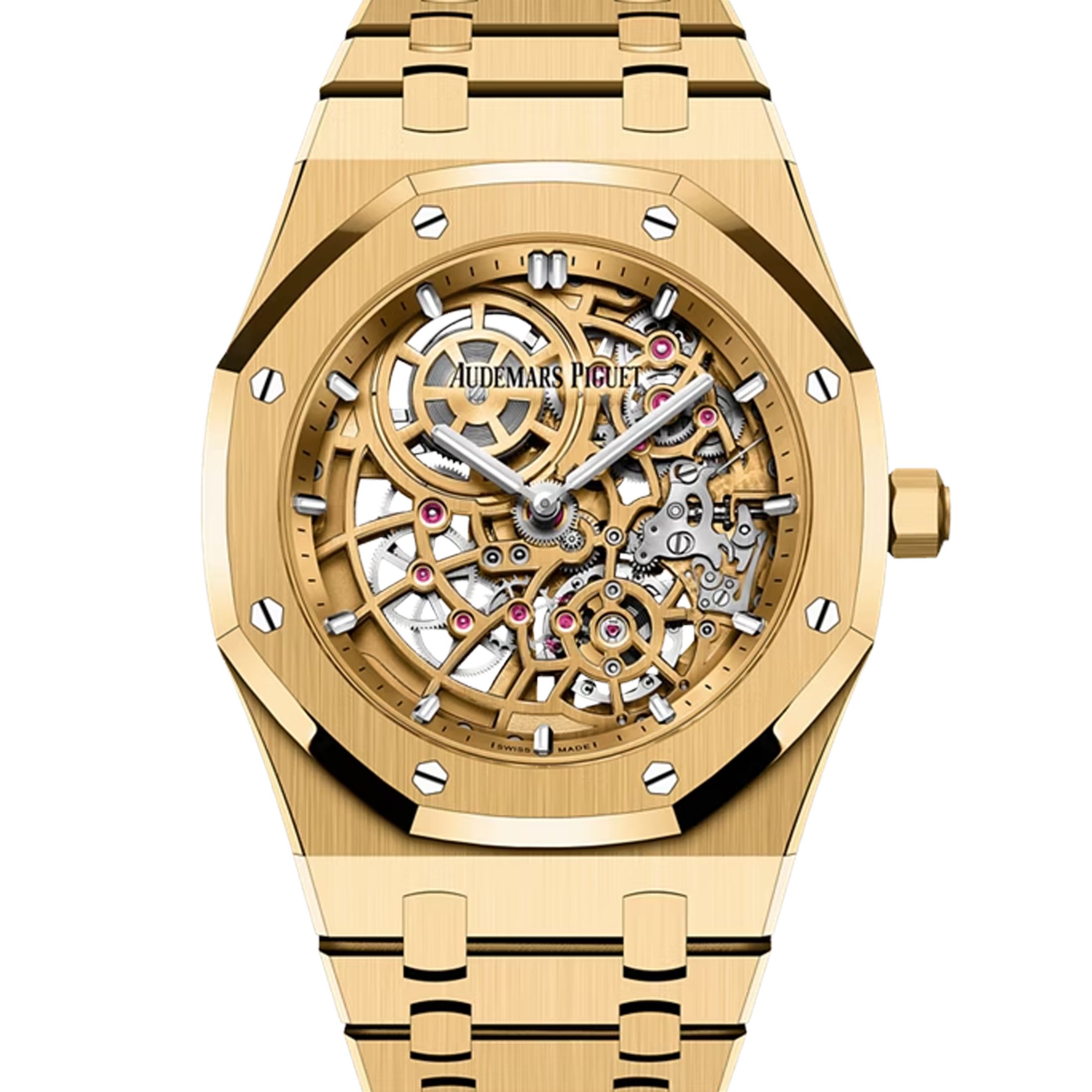 Audemars Piguet Royal Oak Jumbo Extra Thin Openworked Watch 16204ba.oo.1240ba.01