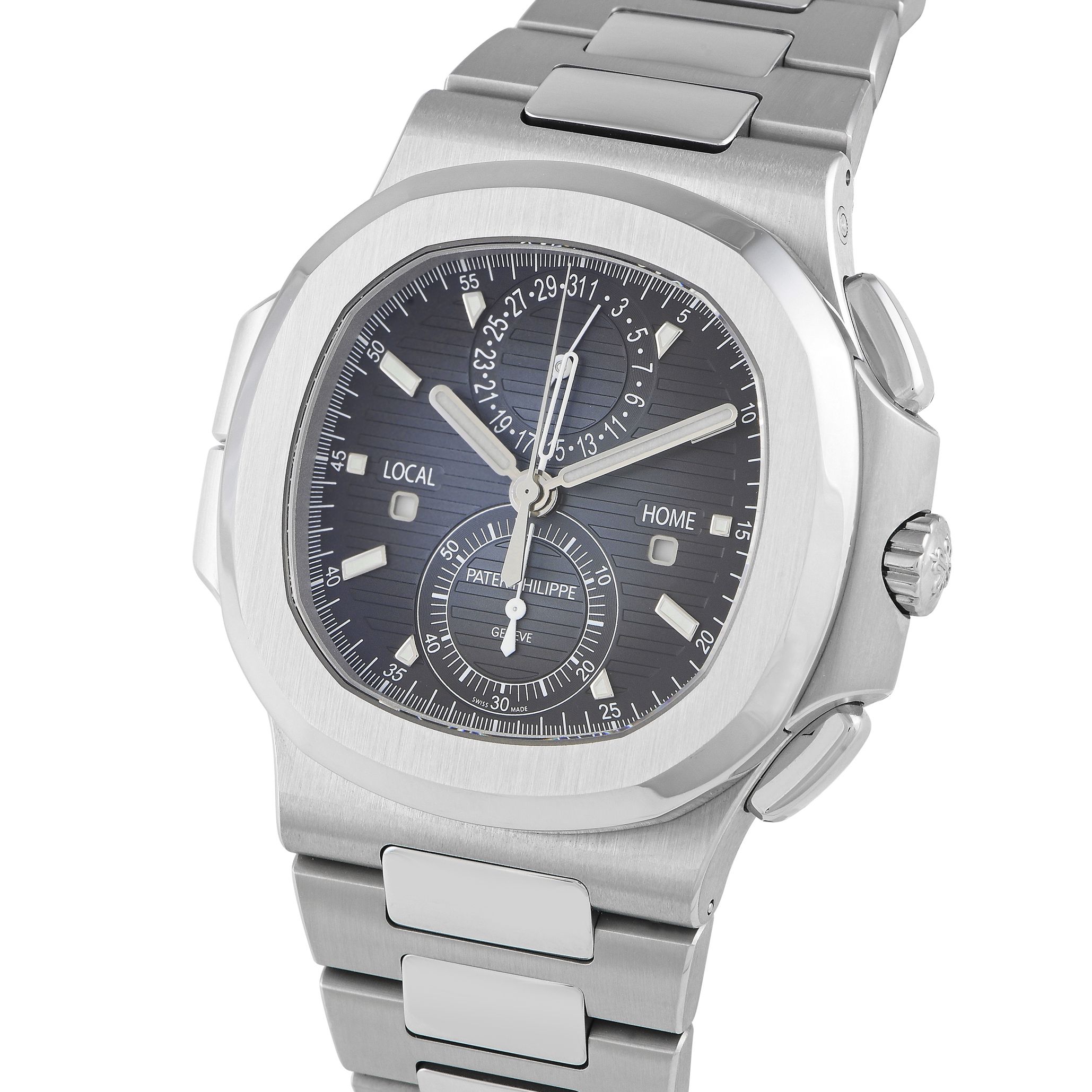 Patek Philippe Nautilus Travel Time Chronograph Watch 5990/1A-011